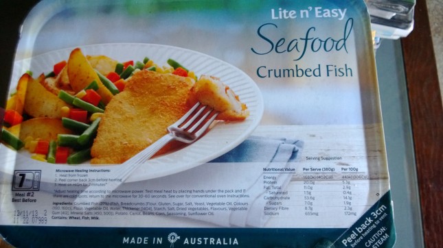 Lite 'n' Easy's Crumbed Fish